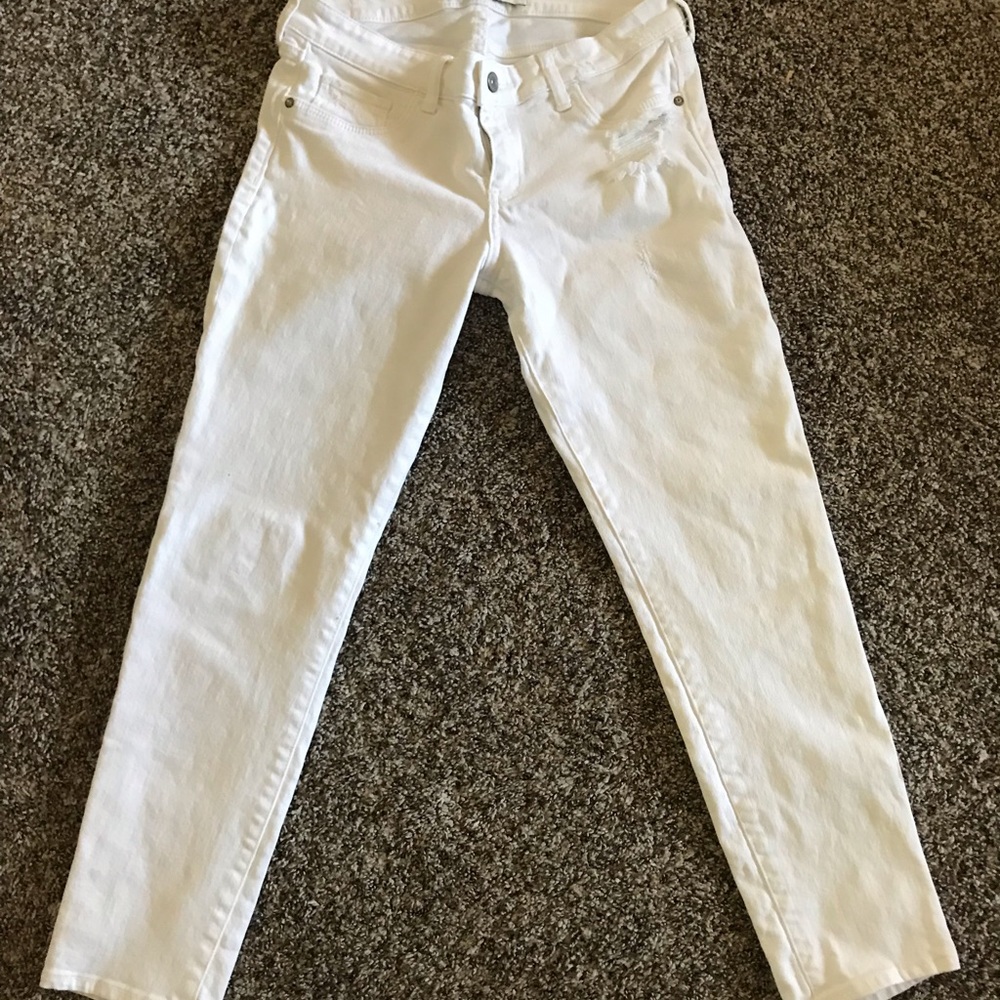 White Abercrombie&Fitch Jeans/Capris